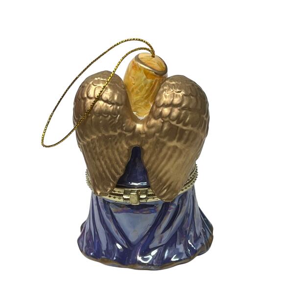 Mr Christmas Music Box Angel Plays Hark The Herald Angels Rotating Angels Inside - Picture 3 of 7